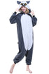 NEWCOSPLAY Unisex Adult Ring-tailed Monkey Cosplay Pajamas- Plush One Piece Costume